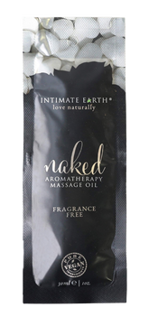 Intimate Earth Massage Oil 30ml/1 oz Foil - Naked